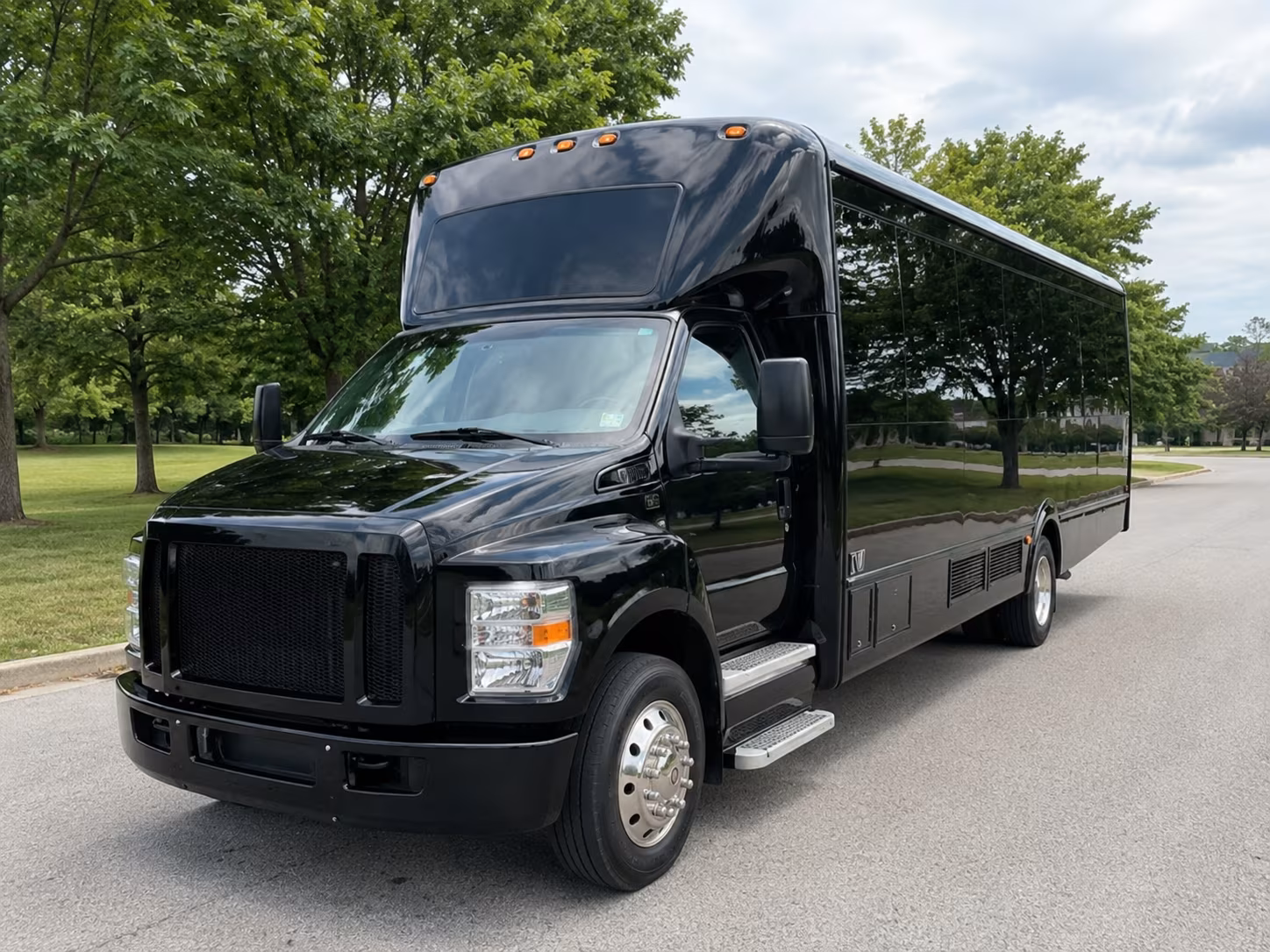 rent a brooklyn park prom party bus or charter bus today